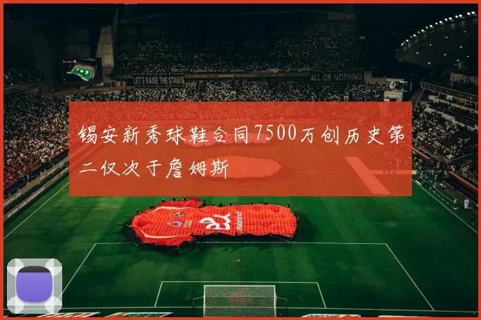 锡安新秀球鞋合同7500万创历史第二仅次于詹姆斯